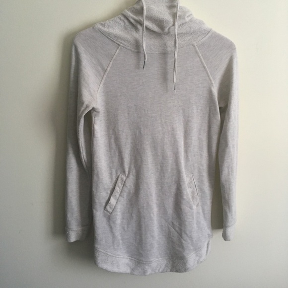 Derek Heart Tops - Derek Heart | Lightweight Funnel Neck Sweatshirt S